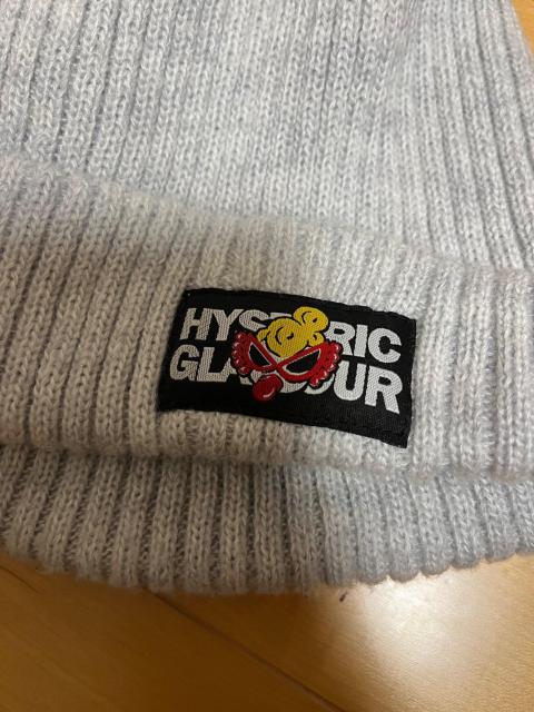 HYSTERIC GLAMOUR (ヒステリックグラマー) ニット帽 グレー Lサイズ < ブランド HYSTERIC GLAMOUR (ヒステリックグラマー) ニット帽 グレー Lサイズ < ブランドの