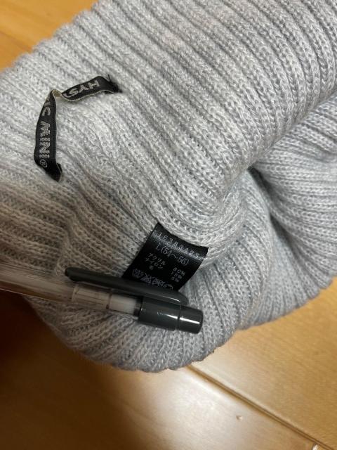HYSTERIC GLAMOUR (ヒステリックグラマー) ニット帽 グレー Lサイズ < ブランド HYSTERIC GLAMOUR (ヒステリックグラマー) ニット帽 グレー Lサイズ < ブランドの