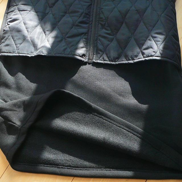 新品 a046 ML 裏起毛 ベストアンサンブル風 切替チュニック 黒 秋冬 レディース キルティングベスト ハイネック < 女性ファッション 新品 a046 ML 裏起毛 ベストアンサンブル風 切替チュニック 黒 秋冬 レディース キルティングベスト ハイネック < 女性ファッションの