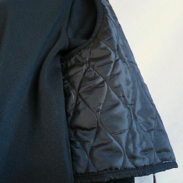 新品 a046 ML 裏起毛 ベストアンサンブル風 切替チュニック 黒 秋冬 レディース キルティングベスト ハイネック < 女性ファッション 新品 a046 ML 裏起毛 ベストアンサンブル風 切替チュニック 黒 秋冬 レディース キルティングベスト ハイネック < 女性ファッションの