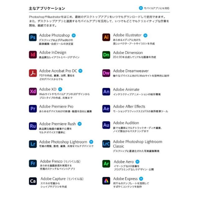 �y1�N�ԁzAdobe Creative Cloud Pro �T�u�X�N���v�V���� �� PC�{��/���Ӌ@��� 