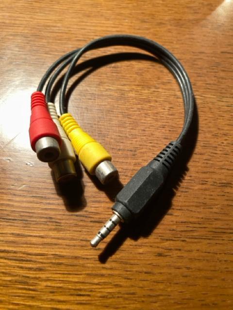 3.5mm 4極ミニプラグ RCA端子(赤・白・黄)に変換 AVケーブル < 家電/AV 3.5mm 4極ミニプラグ RCA端子(赤・白・黄)に変換 AVケーブル < 家電/AVの