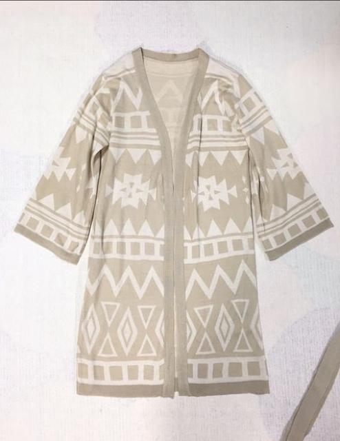 ヴァンスVANCE〓オルテガ柄ロングカーディガン(M)ベージュ〓新品 < ブランド ヴァンスVANCE〓オルテガ柄ロングカーディガン(M)ベージュ〓新品 < ブランドの