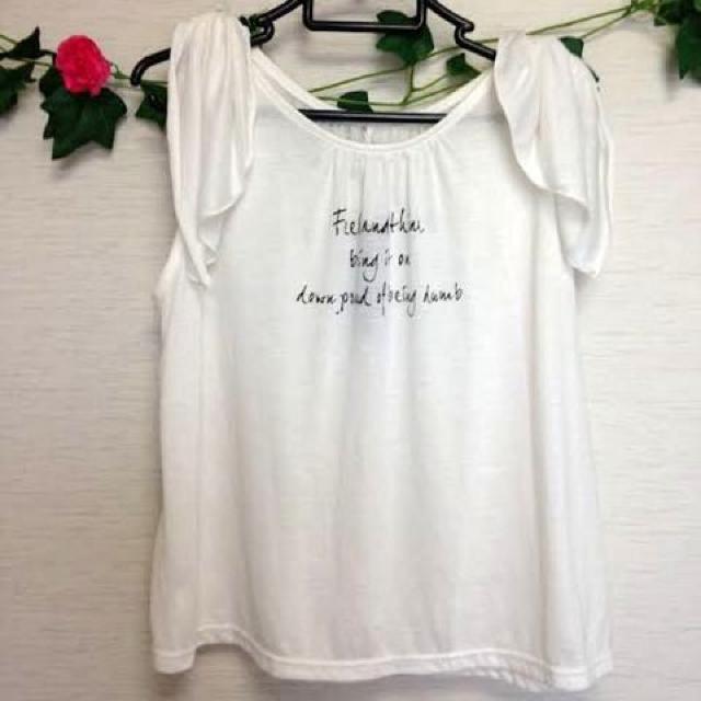 新品■プリティソール◆素材感◎ レーヨン混 リボン Tシャツ カットソー◆Lサイズ < 女性ファッション  新品■プリティソール◆素材感◎ レーヨン混 リボン Tシャツ カットソー◆Lサイズ  < 女性ファッションの