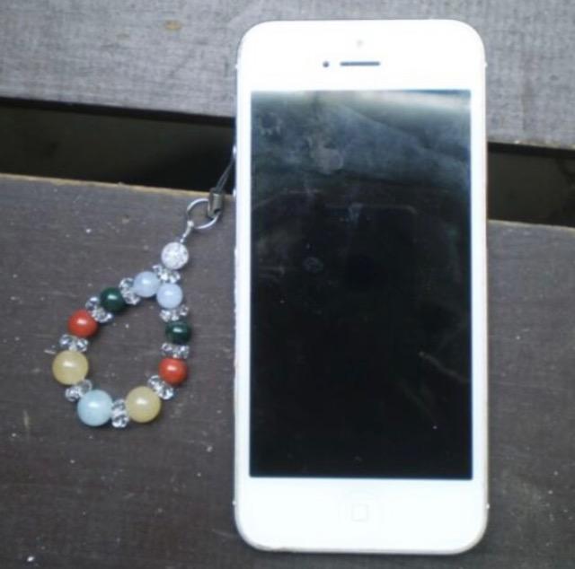 アクアマリンxアラゴナイトxブラッドストーンストラップ < 家電/AV  アクアマリンxアラゴナイトxブラッドストーンストラップ < 家電/AVの