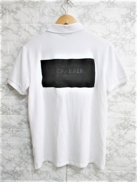 ☆BALR ボーラー ボックスロゴ ロゴ ポロシャツ 半袖/メンズ/M☆新作モデル < 男性ファッション  ☆BALR ボーラー ボックスロゴ ロゴ ポロシャツ 半袖/メンズ/M☆新作モデル < 男性ファッションの
