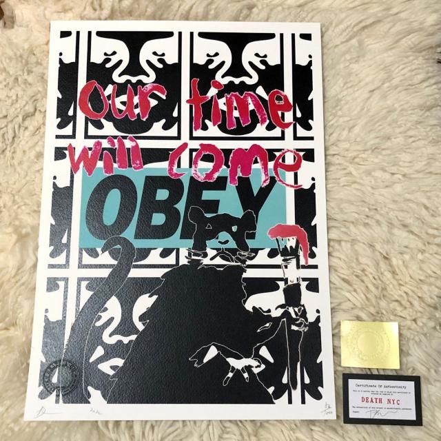 世界限定100枚 2022年 新作正規品 DEATH NYC バンクシー「LOVE RAT」シェパード・フェアリー 現代アート < ホビー 世界限定100枚 2022年 新作正規品 DEATH NYC バンクシー「LOVE RAT」シェパード・フェアリー 現代アート < ホビーの