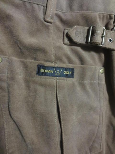 EDWIN GOLF エドウィン ゴルフ ポリエステル パンツ スラックス L < レジャー/スポーツ EDWIN GOLF エドウィン ゴルフ ポリエステル パンツ スラックス L < レジャー/スポーツの
