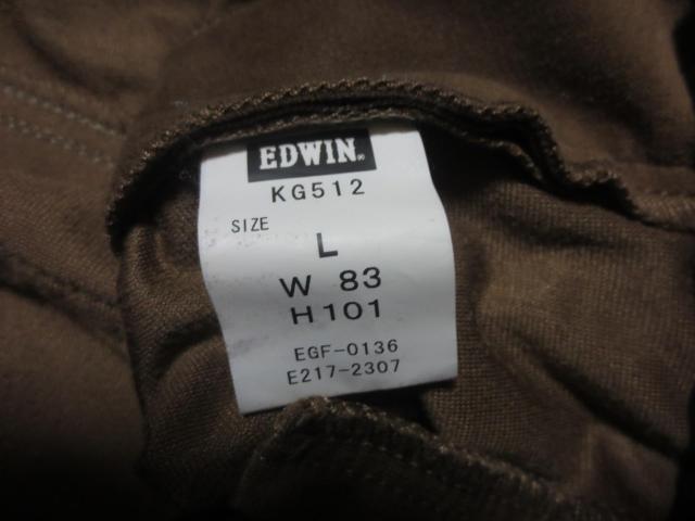 EDWIN GOLF エドウィン ゴルフ ポリエステル パンツ スラックス L < レジャー/スポーツ EDWIN GOLF エドウィン ゴルフ ポリエステル パンツ スラックス L < レジャー/スポーツの