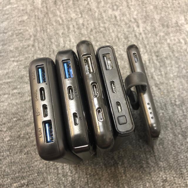 即決 モバイルバッテリー 5個セット ブラック < 家電/AV  即決 モバイルバッテリー 5個セット ブラック < 家電/AVの