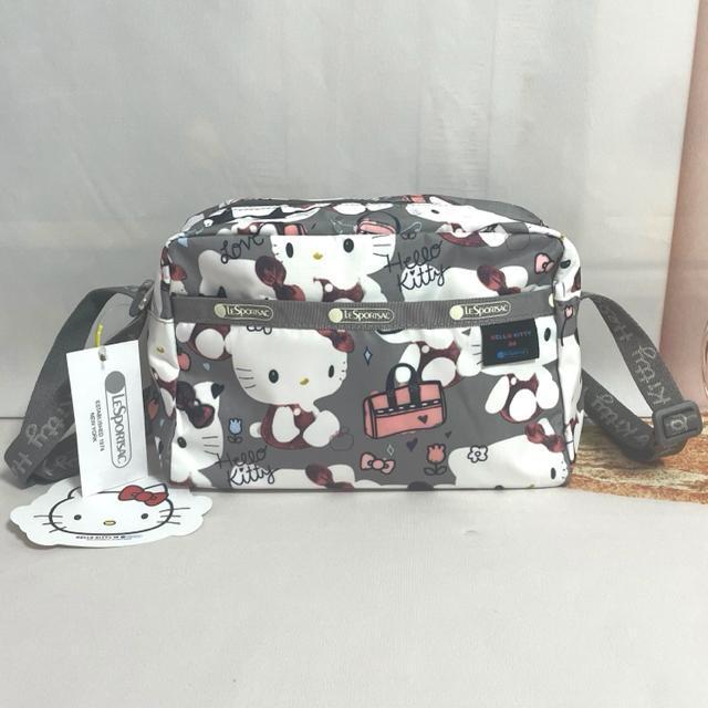 ★新品未使用★LeSportsac レスポートサック ハローキティー グレー ショルダーバッグ 2434 送料無料 < 女性ファッション  ★新品未使用★LeSportsac レスポートサック ハローキティー グレー ショルダーバッグ 2434 送料無料  < 女性ファッションの