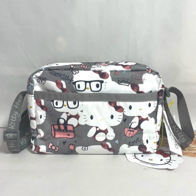 ★新品未使用★LeSportsac レスポートサック ハローキティー グレー ショルダーバッグ 2434 送料無料 < 女性ファッション  ★新品未使用★LeSportsac レスポートサック ハローキティー グレー ショルダーバッグ 2434 送料無料 < 女性ファッションの
