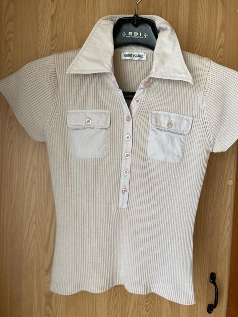 1978.半袖リブシャツ☆カットソー☆グレージュ☆サイズS < 女性ファッション  1978.半袖リブシャツ☆カットソー☆グレージュ☆サイズS  < 女性ファッションの