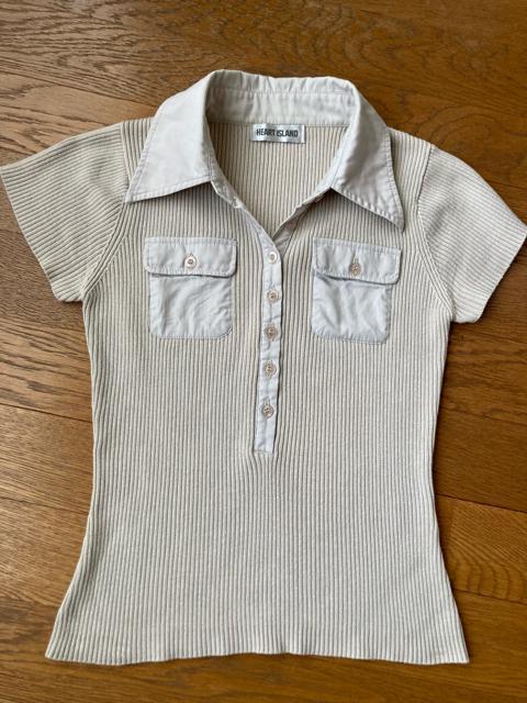 1978.半袖リブシャツ☆カットソー☆グレージュ☆サイズS < 女性ファッション  1978.半袖リブシャツ☆カットソー☆グレージュ☆サイズS < 女性ファッションの