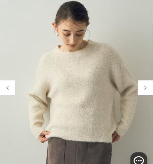 【YECCA VECCA】2wayラメフェザーニット アイボリー free < ブランド 【YECCA VECCA】2wayラメフェザーニット アイボリー free < ブランドの