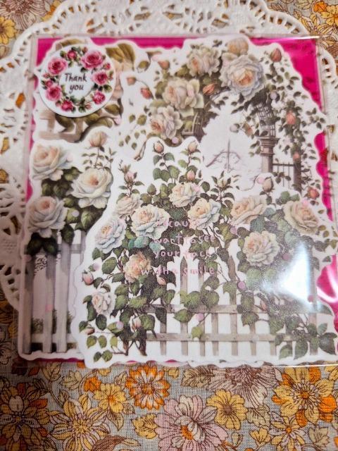 お裾分け☆ガーデン花柄シール4枚☆ < インテリア/ライフ お裾分け☆ガーデン花柄シール4枚☆ < インテリア/ライフの