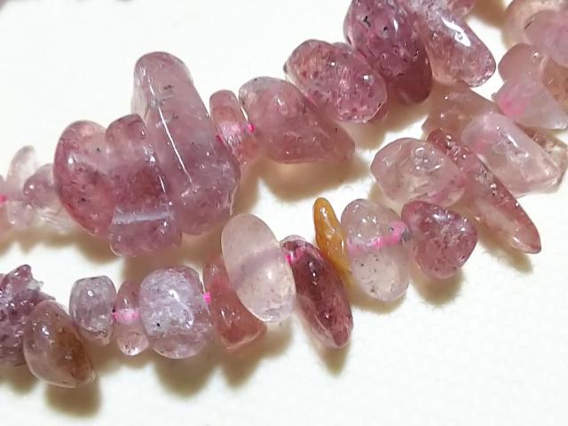 天然石★ピンクエピドート さざれ 1連 < 女性アクセサリー/時計 天然石★ピンクエピドート さざれ 1連 < 女性アクセサリー/時計の