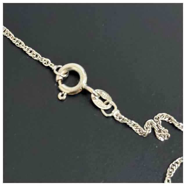 K18WG ホワイトゴールド ITALY イタリー ホールマーク ネックレス チェーン < 女性アクセサリー/時計 K18WG ホワイトゴールド ITALY イタリー ホールマーク ネックレス チェーン < 女性アクセサリー/時計の