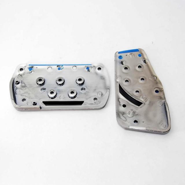 フォーミュラスペック ノンスリップ スポーツ ペダルカバー ブルー AT用 汎用 ペダルパッド オートマ 軽量 ドレスアップ 青 < 自動車/バイク フォーミュラスペック ノンスリップ スポーツ ペダルカバー ブルー AT用 汎用 ペダルパッド オートマ 軽量 ドレスアップ 青 < 自動車/バイク