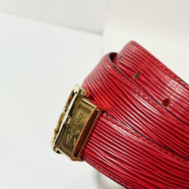 LOUIS VUITTON �G�s �x���g �T�C�Y 34/85 �S�[���h���� ���b�h �� �u�����h�� 