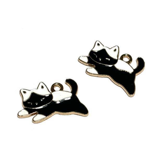 5243 ぶち猫にゃんず 2個 金属パーツ アクセサリーチャーム ハンドメイド材料 エナメル樹脂 ねこネコ < ペット/手芸/園芸 5243 ぶち猫にゃんず 2個 金属パーツ アクセサリーチャーム ハンドメイド材料 エナメル樹脂 ねこネコ < ペット/手芸/園芸の