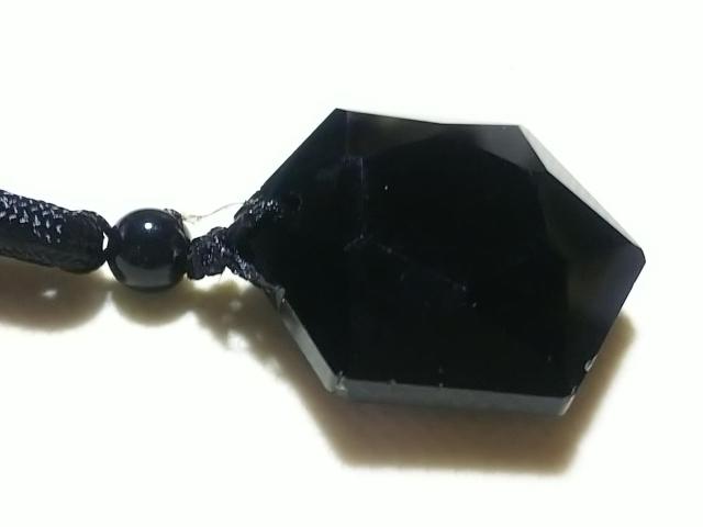 天然石★オニキス 六芒星(ダビデの星)ネックレス < 女性アクセサリー/時計 天然石★オニキス 六芒星(ダビデの星)ネックレス < 女性アクセサリー/時計の