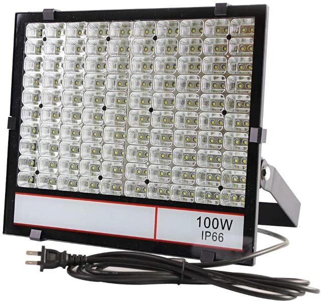 超薄型・超高輝度 LED投光器 100W 昼光色 10000LM < ペット/手芸/園芸  超薄型・超高輝度 LED投光器 100W 昼光色 10000LM  < ペット/手芸/園芸の