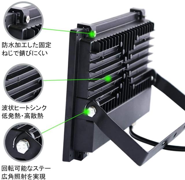 超薄型・超高輝度 LED投光器 100W 昼光色 10000LM < ペット/手芸/園芸  超薄型・超高輝度 LED投光器 100W 昼光色 10000LM < ペット/手芸/園芸の