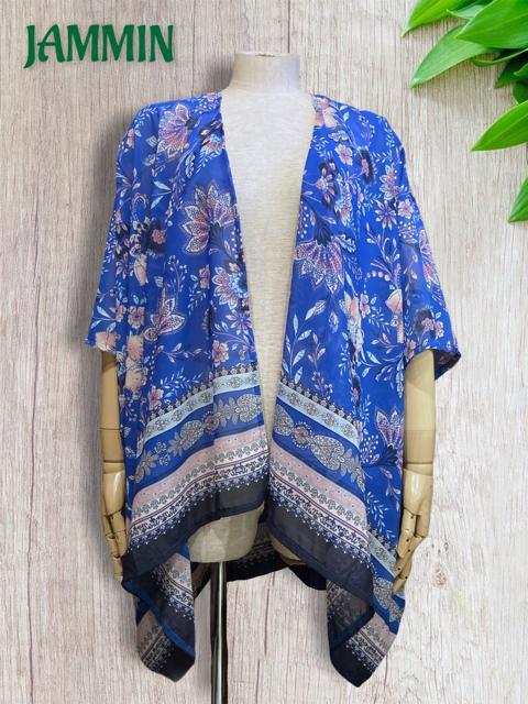 アジアン植物柄ざっくりカーディガン★アジアン★羽織り★ < 女性ファッション  アジアン植物柄ざっくりカーディガン★アジアン★羽織り★  < 女性ファッションの