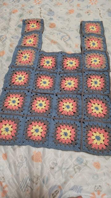 手編みの手提げバック(たっぷり収納) < ペット/手芸/園芸  手編みの手提げバック(たっぷり収納)  < ペット/手芸/園芸の