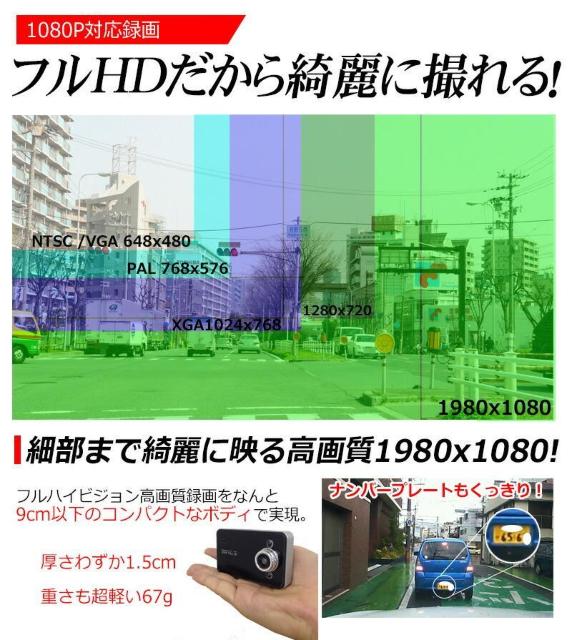 *2個セット★ フルHD ドライブレコーダー 駐車監視 動体検知 日本語対応 < 自動車/バイク *2個セット★ フルHD ドライブレコーダー 駐車監視 動体検知 日本語対応 < 自動車/バイク