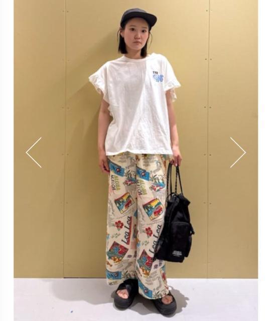 ロデオクラウンズ Vintage Graphicフリル Tシャツ(オフホワイト) < ブランド  ロデオクラウンズ Vintage Graphicフリル Tシャツ(オフホワイト) < ブランドの