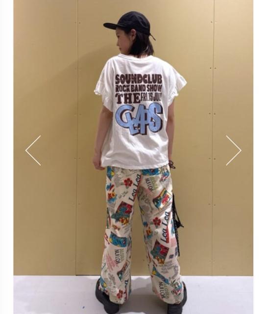 ロデオクラウンズ Vintage Graphicフリル Tシャツ(オフホワイト) < ブランド  ロデオクラウンズ Vintage Graphicフリル Tシャツ(オフホワイト) < ブランドの