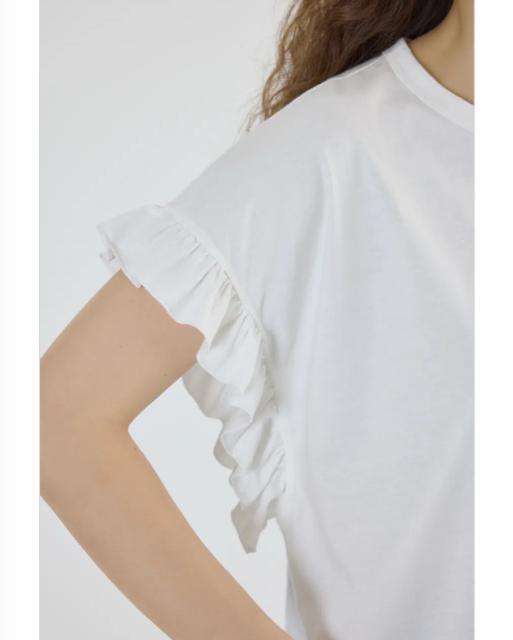 ロデオクラウンズ Vintage Graphicフリル Tシャツ(オフホワイト) < ブランド  ロデオクラウンズ Vintage Graphicフリル Tシャツ(オフホワイト) < ブランドの
