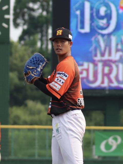 #19 古殿 聖月選手着用 ファーストユニフォーム(オレンジ) < レジャー/スポーツ #19 古殿 聖月選手着用 ファーストユニフォーム(オレンジ) < レジャー/スポーツの