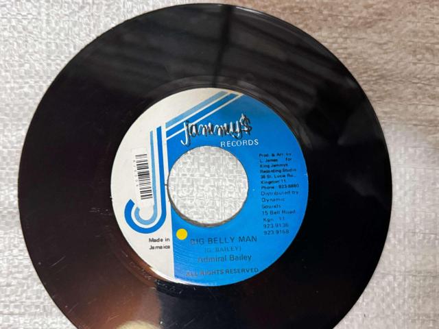 Admiral Bailey / BIG BELLY MAN Jammy's Records 7�C���` ���R�[�h �� CD/DVD/�r�f�I�� 