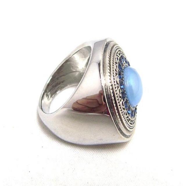 新品ゴスロリ姫系アンティーク調水色ストーンリング指輪15号 < 女性アクセサリー/時計  新品ゴスロリ姫系アンティーク調水色ストーンリング指輪15号 < 女性アクセサリー/時計の