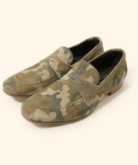☆ナノユニバース カモフラージュ柄 ローファー スリッポン/シューズ/メンズ/27cm < ブランド ☆ナノユニバース カモフラージュ柄 ローファー スリッポン/シューズ/メンズ/27cm < ブランドの
