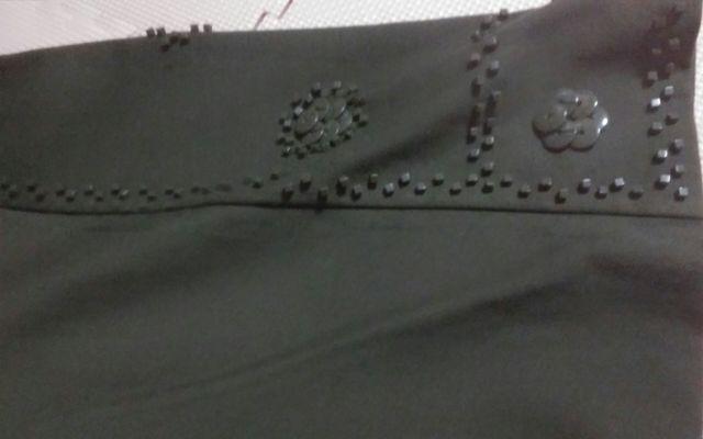 Bon Sens グリーン 膝上ワンピース 美品 38号 < 女性ファッション  Bon Sens グリーン 膝上ワンピース 美品 38号 < 女性ファッションの