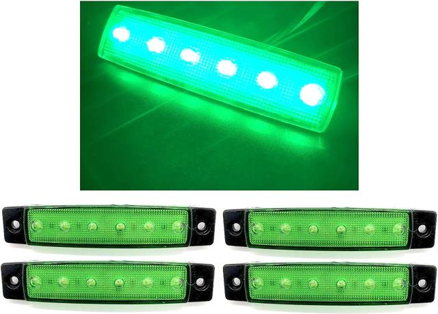 LED 6連 サイドマーカー グリーン 24V 4個 < 自動車/バイク LED 6連 サイドマーカー グリーン 24V 4個 < 自動車/バイク