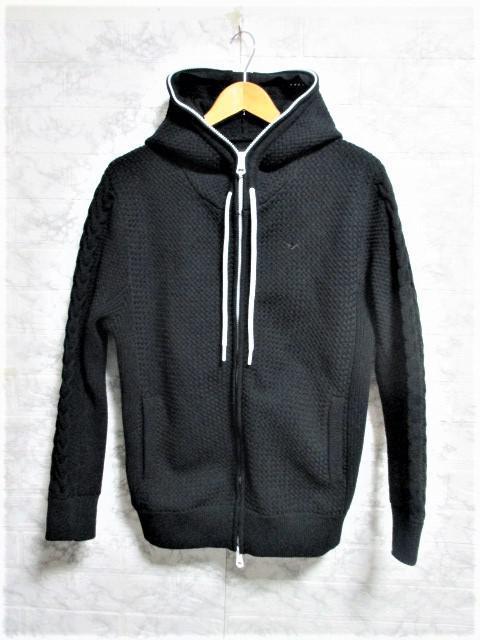 1PIU1UGUALE3 RELAX ウノピュウノウグァーレトレリラックス ケーブル編み ニット パーカー/メンズ/L☆完売モデル < 男性ファッション 1PIU1UGUALE3 RELAX ウノピュウノウグァーレトレリラックス ケーブル編み ニット パーカー/メンズ/L☆完売モデル < 男性ファッションの