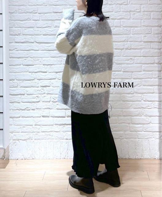 新品 LOWRYS FARM  シャギーロングニット < 女性ファッション  新品 LOWRYS FARM  シャギーロングニット < 女性ファッションの