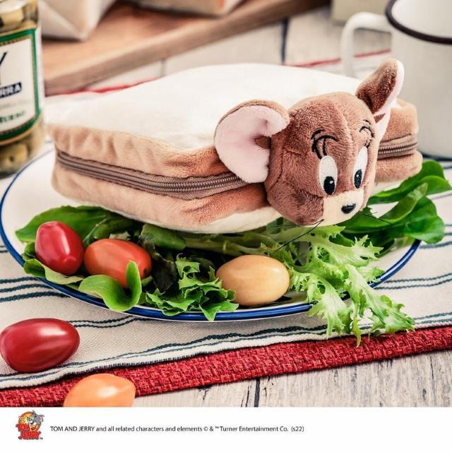 TOM and JERRY FUNNY ARTパンに挟まれちゃったジェリーBOOKオリジナルポーチトムとジェリーFUNNY ART < 女性ファッション  TOM and JERRY FUNNY ARTパンに挟まれちゃったジェリーBOOKオリジナルポーチトムとジェリーFUNNY ART < 女性ファッションの