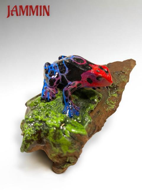 ヤドクガエル置物 カエル 蛙 アジアン ヤドクガエル エスニック部屋 < インテリア/ライフ ヤドクガエル置物 カエル 蛙 アジアン ヤドクガエル エスニック部屋 < インテリア/ライフの