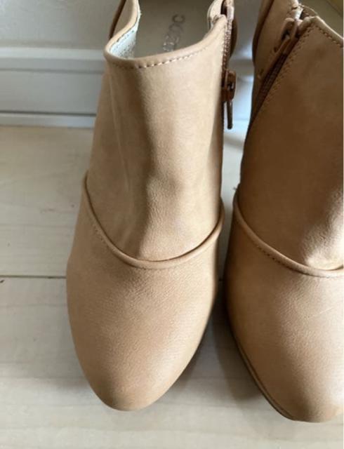 【OZOC 】ショートブーツ 23.5cm キャメル < 女性ファッション 【OZOC 】ショートブーツ 23.5cm キャメル < 女性ファッションの