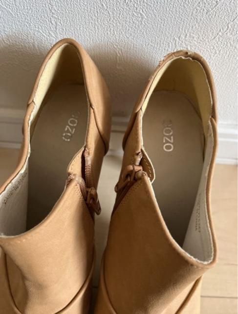 【OZOC 】ショートブーツ 23.5cm キャメル < 女性ファッション 【OZOC 】ショートブーツ 23.5cm キャメル < 女性ファッションの