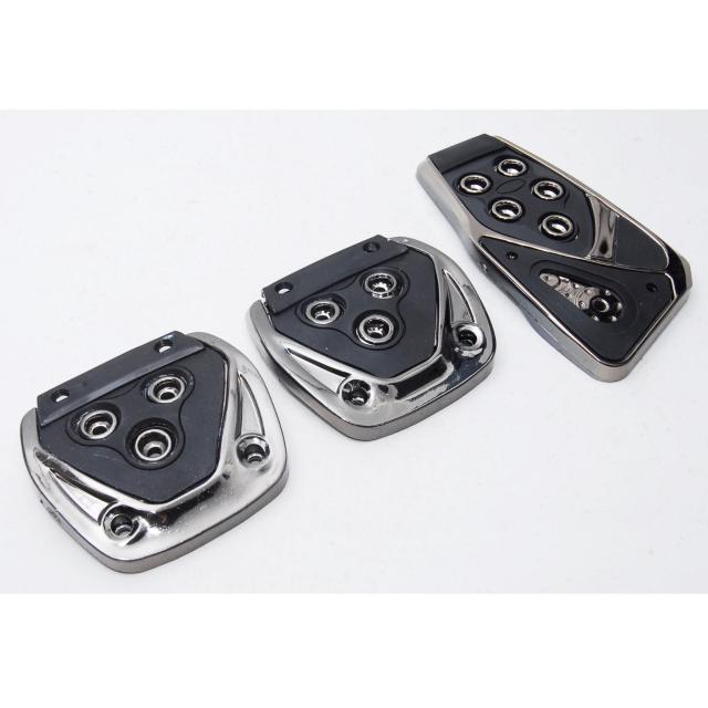 フォーミュラスペック ノンスリップ スポーツ ペダルカバー ブラック MT用 汎用 ペダルパッド マニュアル 軽量 ドレスアップ < 自動車/バイク フォーミュラスペック ノンスリップ スポーツ ペダルカバー ブラック MT用 汎用 ペダルパッド マニュアル 軽量 ドレスアップ < 自動車/バイク