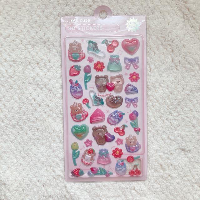 新品 ぷくっと 3Dステッカー シール デコ コラージュ シール帳 くま クマ N2m < インテリア/ライフ 新品 ぷくっと 3Dステッカー シール デコ コラージュ シール帳 くま クマ N2m < インテリア/ライフの