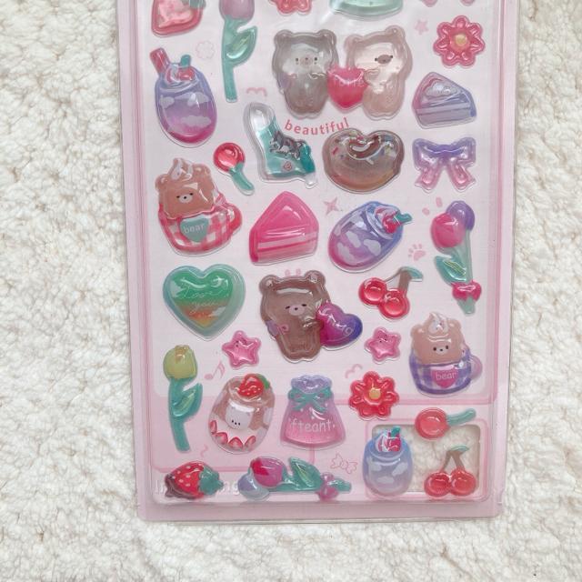 新品 ぷくっと 3Dステッカー シール デコ コラージュ シール帳 くま クマ N2m < インテリア/ライフ 新品 ぷくっと 3Dステッカー シール デコ コラージュ シール帳 くま クマ N2m < インテリア/ライフの