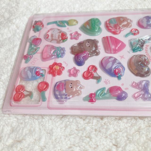 新品 ぷくっと 3Dステッカー シール デコ コラージュ シール帳 くま クマ N2m < インテリア/ライフ 新品 ぷくっと 3Dステッカー シール デコ コラージュ シール帳 くま クマ N2m < インテリア/ライフの